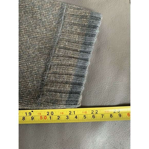 Hathaway Heavyweight crew neck Sweater gray Ribbed knit Men XXL - Picture 8 of 9